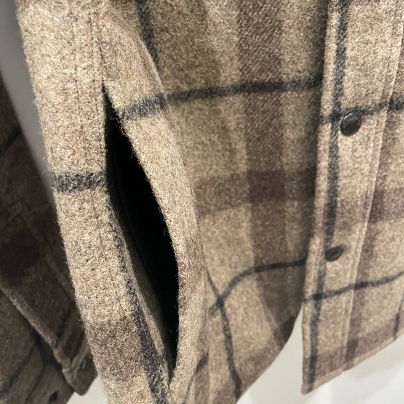 Filson Lined Mackinaw Wool Jac-shirt Limited Edition Brown/Tan Multi Size M - Picture 8 of 9